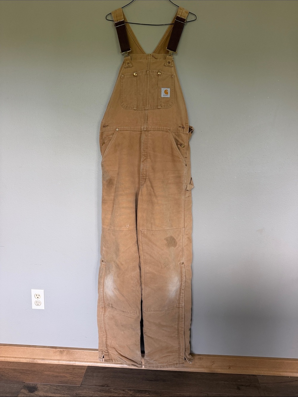 Men’s Carhartt insulated bib, duck cloth